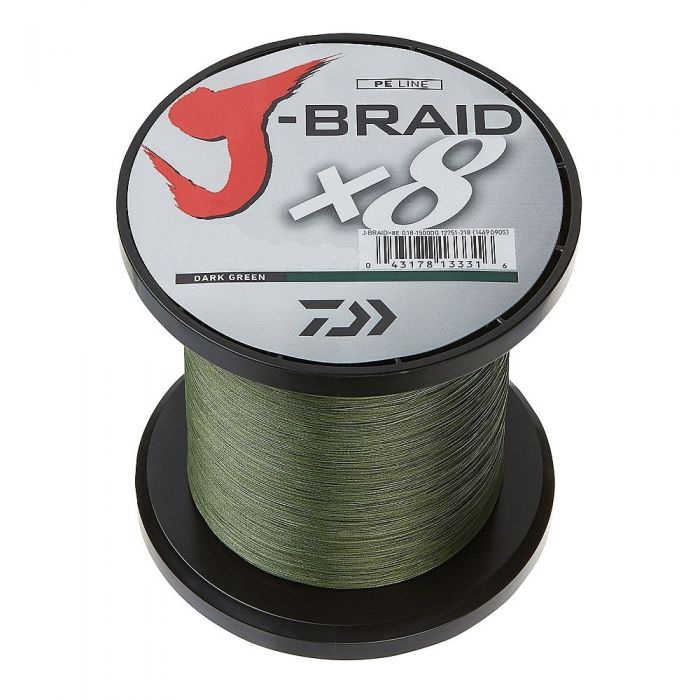 Daiwa J-Braid X8 Dark Green